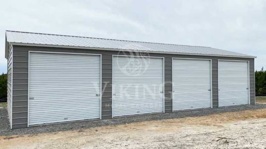 26'x40'x09 Prefab Side Entry Metal Garage