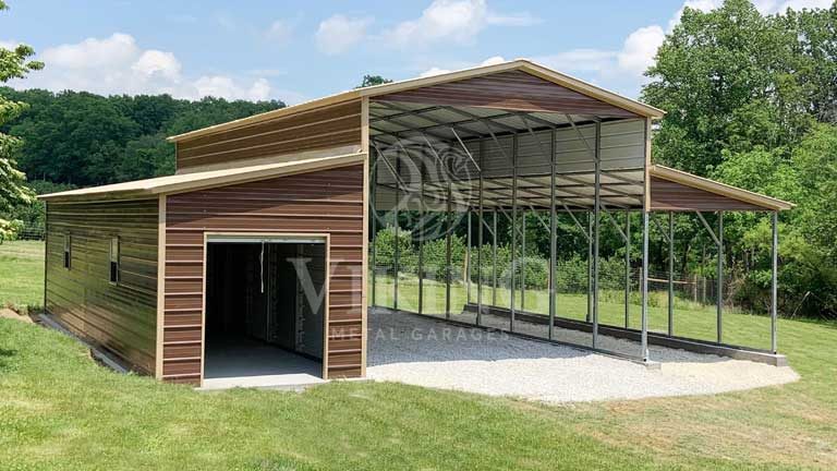 38x40x14 Steel Pole Barn