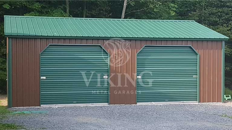 24’X30’X9′ Prefab Metal Garage