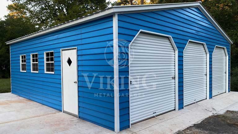 30'X30'X9' Prefab Metal Garage