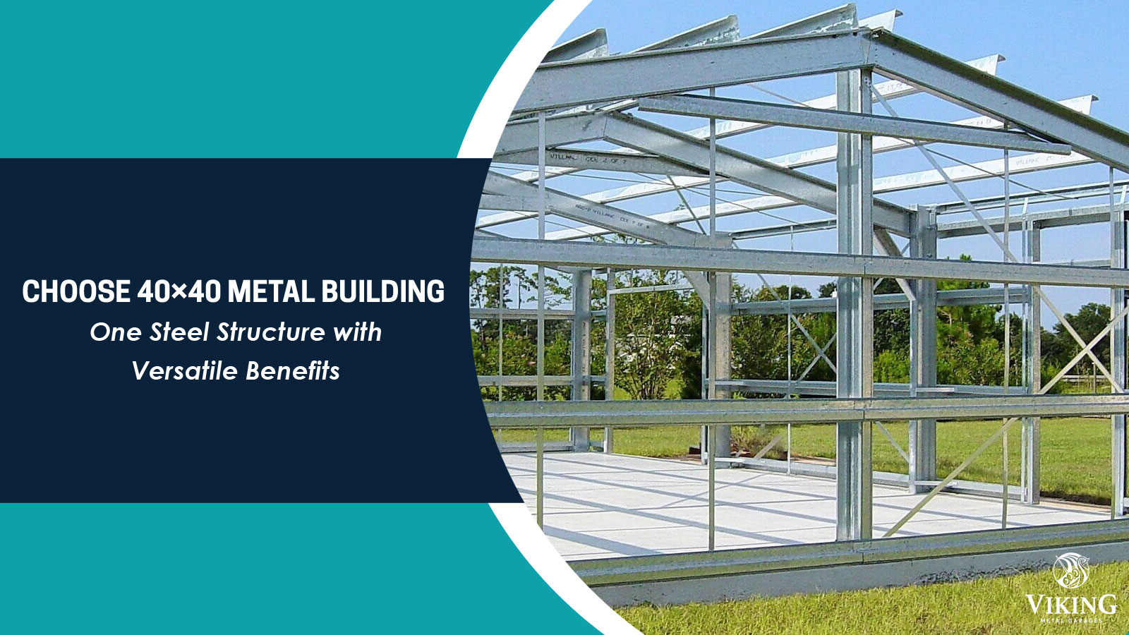 Choose 40×40 Metal Building – One Steel Structure with Versatile Benefits