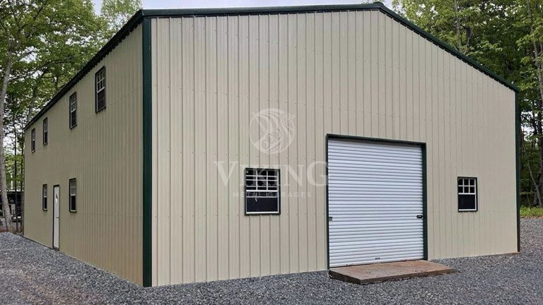 40’x50’x16′ Metal Garage Building