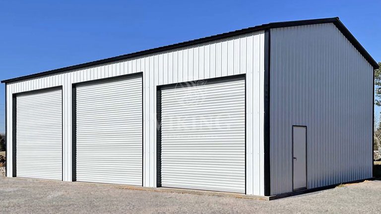 24'x40'x12' All-Weather Metal Garage