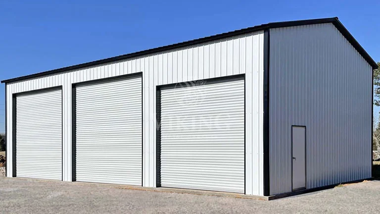 24’X40’X12′ All Weather Metal Garage