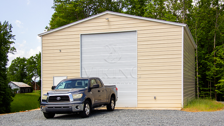 30'X31'X16' Vertical Metal Garage