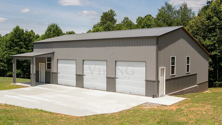 30'X50'X14' Metal Building With Lean To