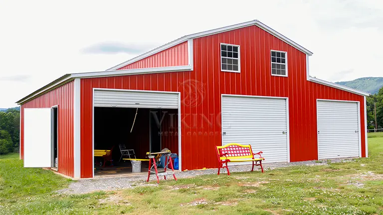 42’X36’X15 Step Down Barn