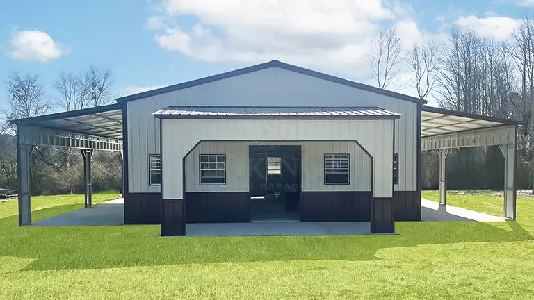 50’X62’X12′ Carolina Metal Barn