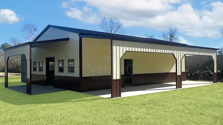 50’X62’X12′ Carolina Metal Barn