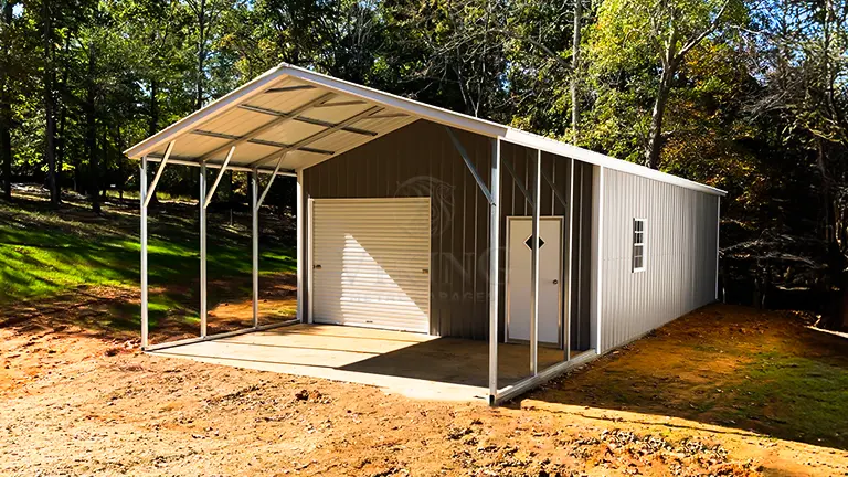 20x50x09 Combo Utility Metal Building