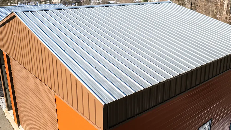 30x25x14 Two Tone Steel Building