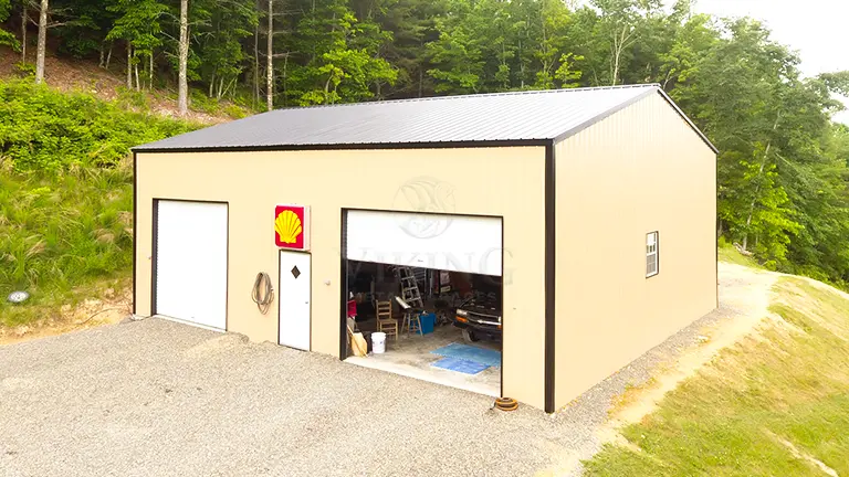 36x40x14 Side Entry Garage