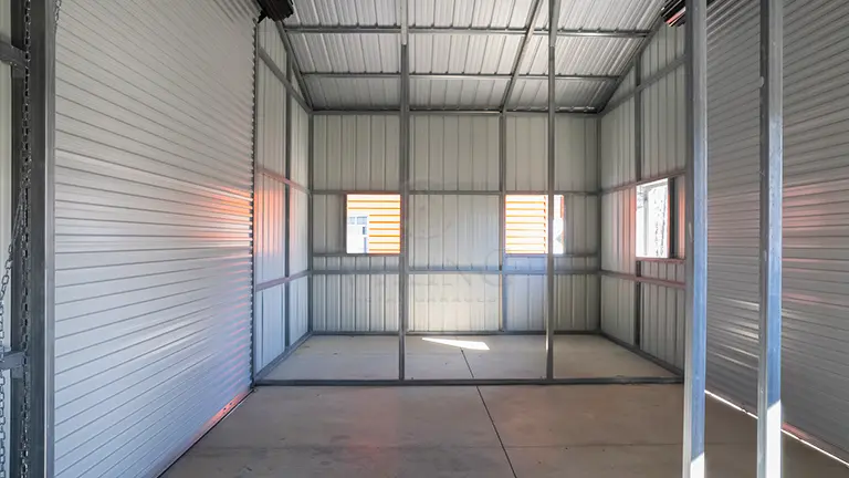 44x25x14 Metal Farm Barn With Printed Wall