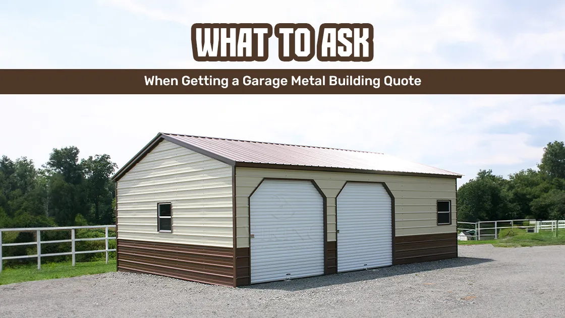 Garage Metal Building Quote